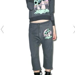 Wildfox Couch Princess Joggers glow in the dark